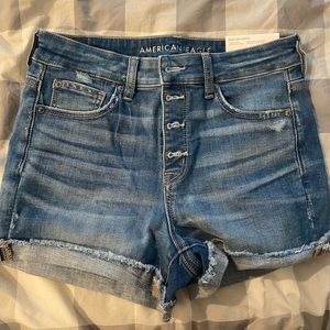 High rise shorts